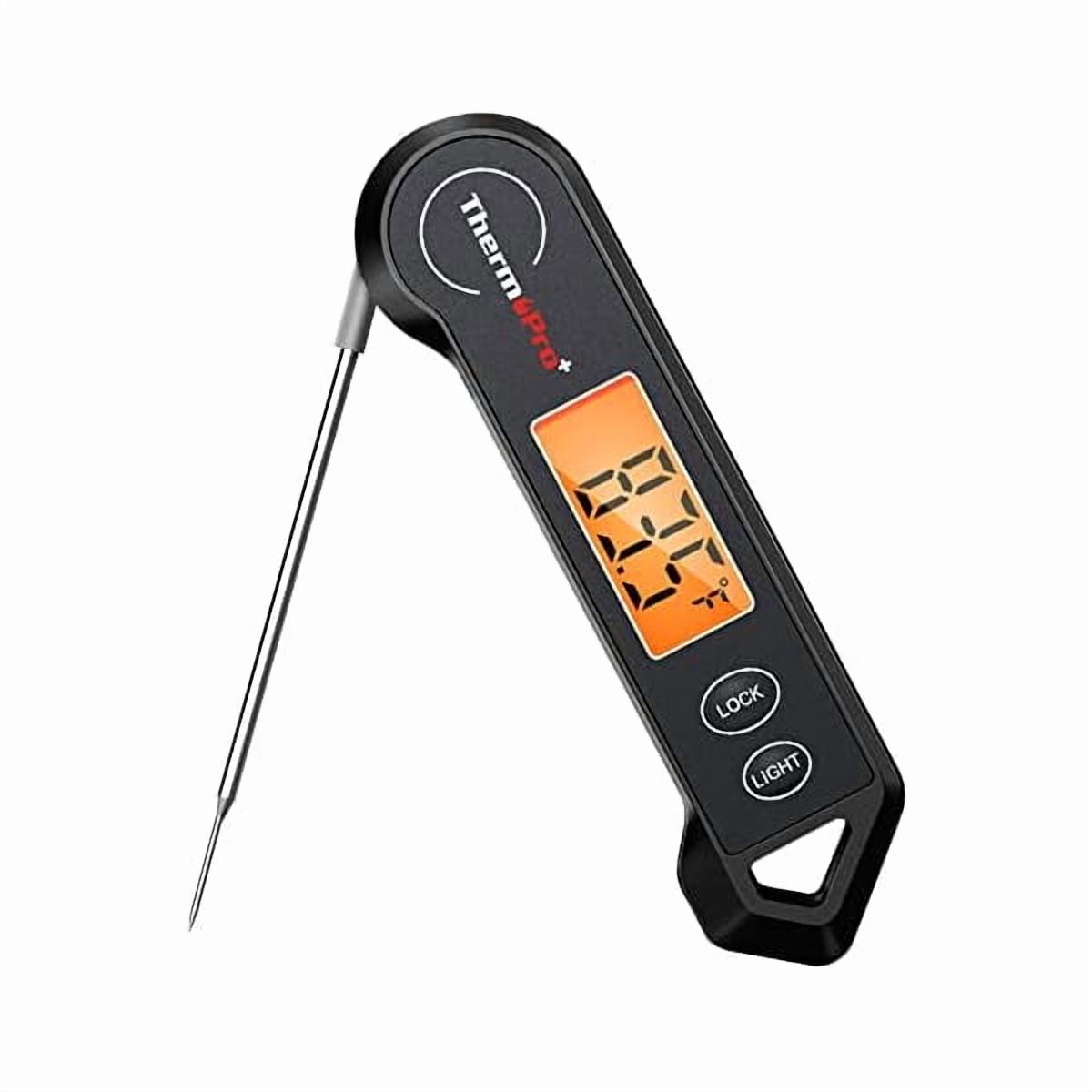 ZLC TP19H Waterproof Digital Meat Thermometer for Grilling with Ambidextrous Backlit and Motion Sensing Kitchen Cooking Food Thermometer for BBQ Grill Smoker Oil Fry Candy Thermometer
