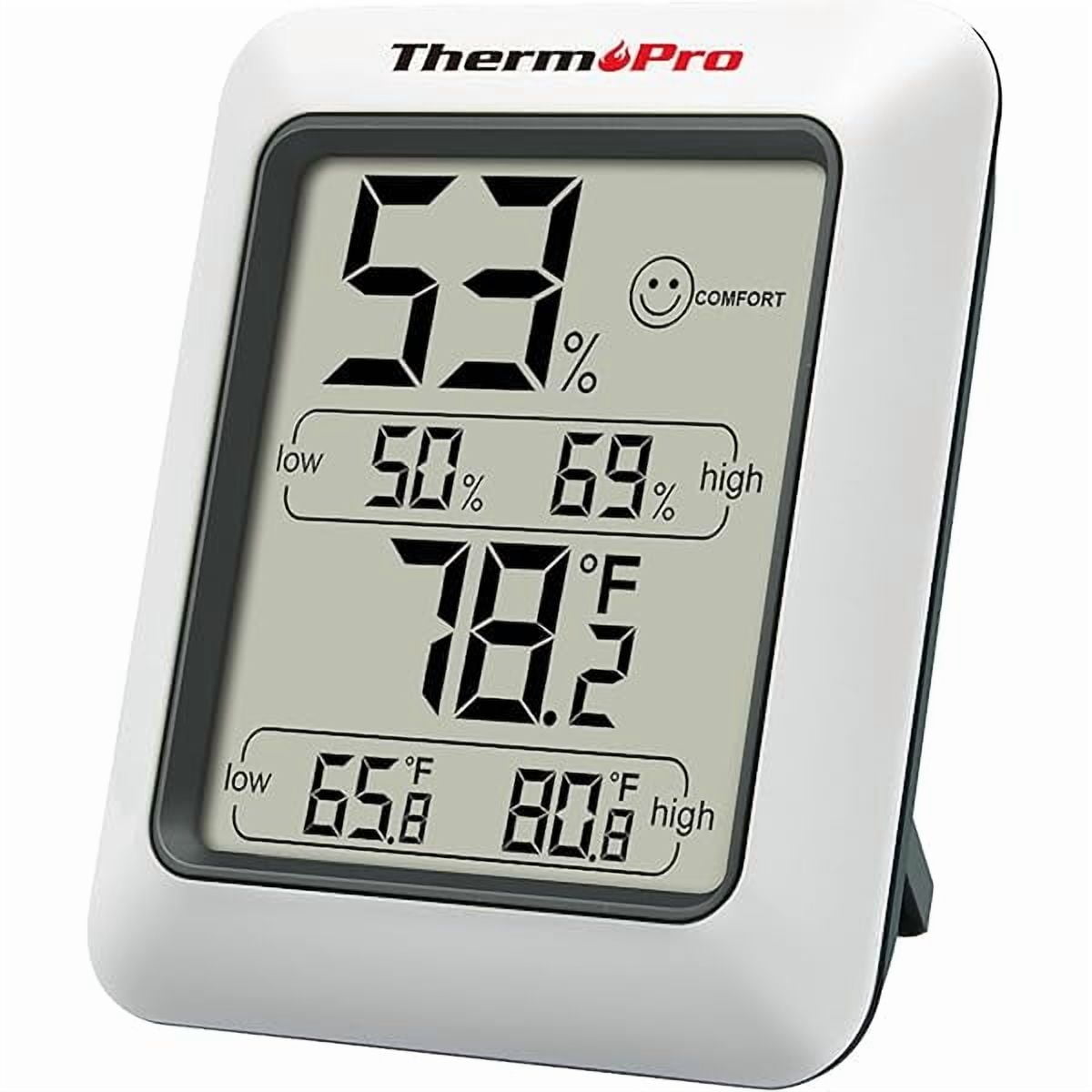 ZLC TP50 Digital Hygrometer Indoor Thermometer Room Thermometer and Humidity Gauge with Temperature Monitor