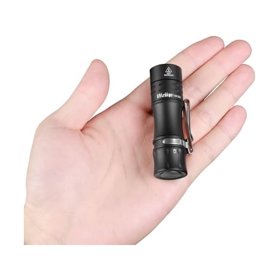 ZLC TS10 SG Rechargeable EDC Flashlight 1650 Lumens RGB Sources Anduril 2.0 UI Compact Pocket Clip Light, Tiny LED Keyring Lights, Portable Clip for Night Working Signaling Tool
