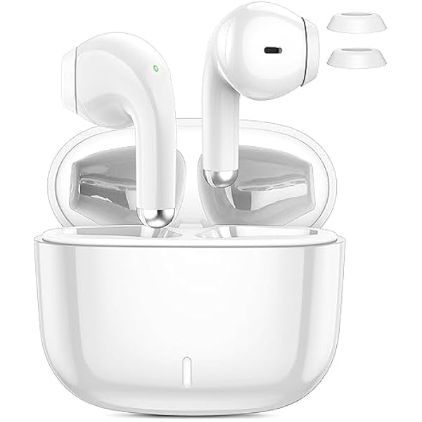 ZLC Wireless Earbuds for iPhone 16 16e 15 Pro Max 14 13 12 11 XR XS Bluetooth 5.3 Headphones Noise Canceling Earphones for Galaxy S25 S24 Ultra S23 S22 HiFi Bass Stereo Earphone for Google Pixel 9