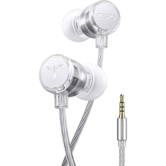 ZLC Zero Ultima Entry-Level HiFi Earphones, Patented DMT 4 Ultra Driver, 1DD in-Ear Headphones, Lightweight Wired Gaming Earbuds with Acoustic Labyrinth Rear Chamber - 3.5mm with Mic