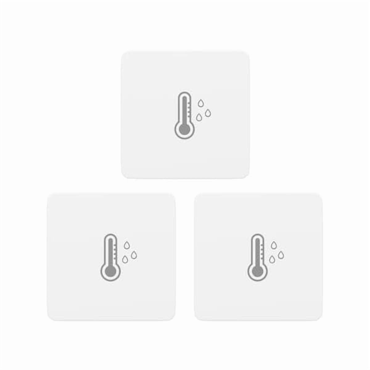 ZLC Zigbee Temperature and Humidity Sensor Lite 3Pack,Smart Thermometer and Hygrometer, Compatible with Echo Devices with Zigbee Hub Built-in,Home Assistant, SmartThings, Homey,Hubitat