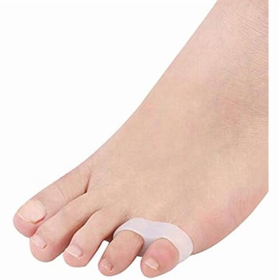 ZLC10pcs Gel Little Toe Buddy,Toe Corrector Toe Straightener,Tailor's Bunion Pads - Soft Gel Bunionette Pad Protector Tailors Bunion Pain Relief