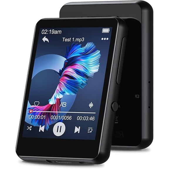 ZLC128GB MP3 Player - M4 Music Player with Bluetooth 5.4, 2.4" Portable HiFi MP3 Player with FM Radio, HD Speaker, E-Book,Voice Recorder, Earphones Included