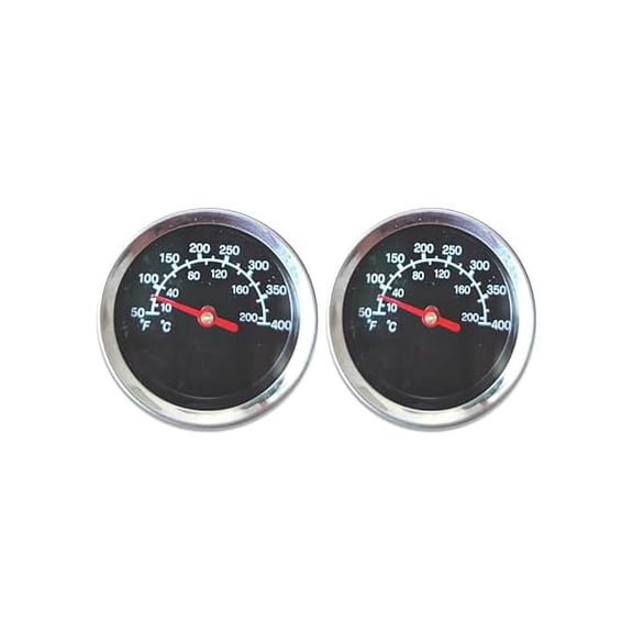 ZLC2-Pack Grill Thermometer Temperature Gauge Replacement for Masterbuilt MB20070210/20070210 mes 35b Analog Electric Smoker Grill