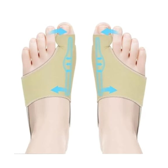 ZLC2PCS Bunion Corrector For Women & Men,Bunion Pads,Adjustable Big Toe Straightener & Pain Relief,Comfortable & Breathable For Day/Night.(Complexion)