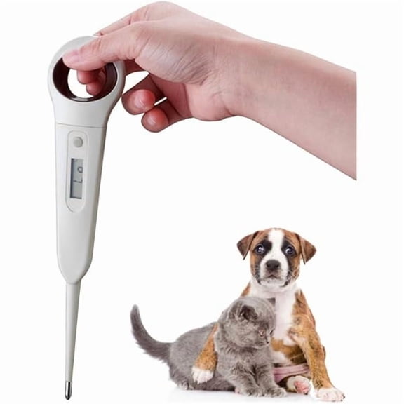 ZLCAurrynns Pet Digital Anus Thermometer for Dogs, Cats, Pigs, Sheep ()