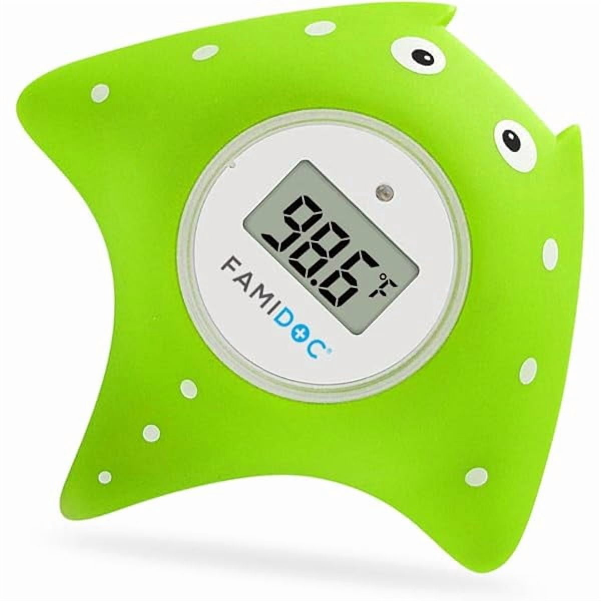ZLCBaby Bath Thermometer with Room Thermometer - FDTH-V0-22 NEW Upgraded Sensor Technology for Baby Health Bath Tub Thermometer Floating Toy Thermometer (Green)