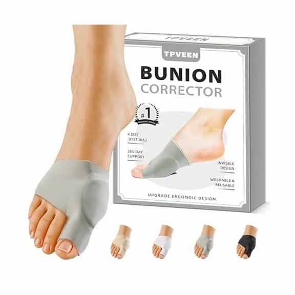 ZLCBunion Corrector Relief Sleeve,Toe Socks for Hallux Valgus,Anti Slip Gel Cushion Pads,Big Toe Alignment Relief,Bunion pain for Men & Women.