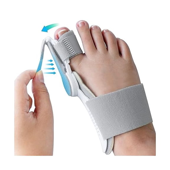 ZLCBunion Corrector for Women Men - Adjustable Bunion Splint Day Night for Big Toe Separator for Bunion Relief, Orthopedic Toe Straightener Suitable for Left and Right Feet 1PCS