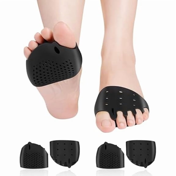 ZLCMetatarsal Pads, Gel Toe Separators, Bunion Corrector Cushion, Toe Spacers, Ball of Foot Cushions, Soft&Breathable, Idea for Mortons Neuroma, Blisters, Diabetic Feet, Hammer Toe, Rapid Pain Relief