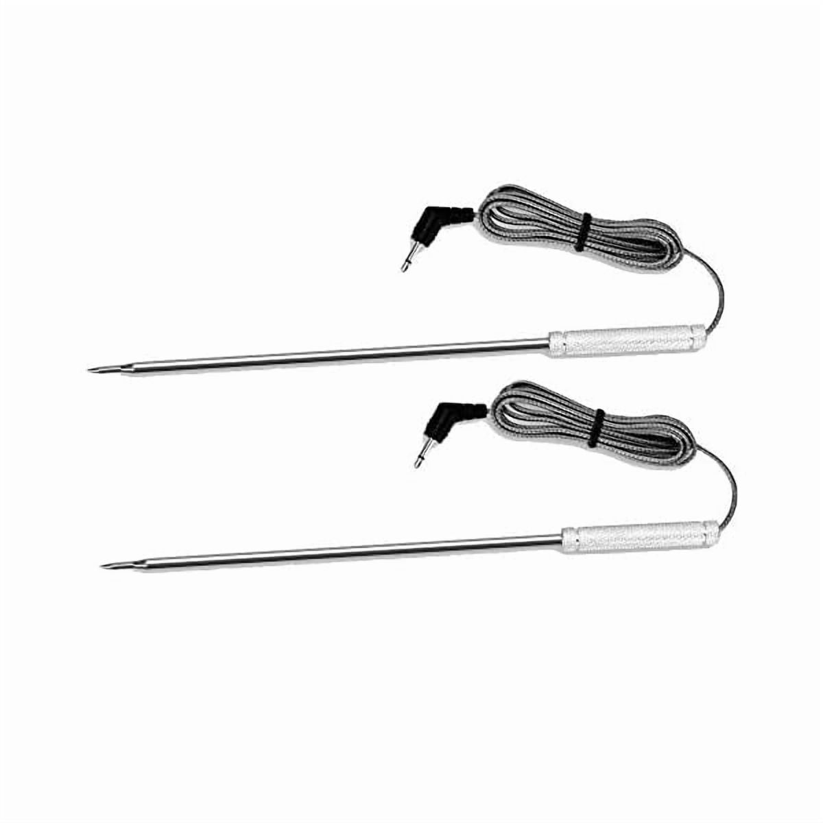 ZLCReplacement ThermoPro Probe for TP25 TP20 TP08S ThermoPro Probe with 2 Grill Meat Thermometer Probe and TP08 TP17 TP16 TP11 TP09 TP10 TP-07 TP06S TP04(not Included Clips)
