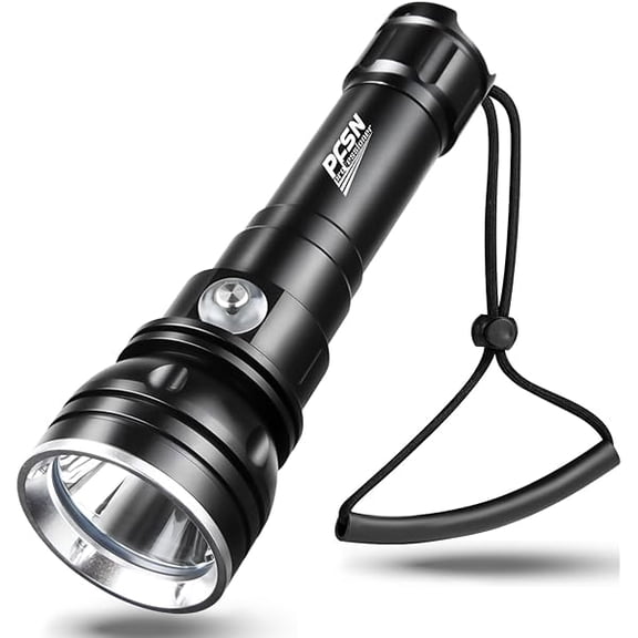ZLCScuba Dive Light Diving Flashlight High Lumens Underwater Flashlight 150m Waterproof, 400m Long Throw Beam Diving Light, Best Rechargeable Dive Torch for Diver Snorkeling, Caving