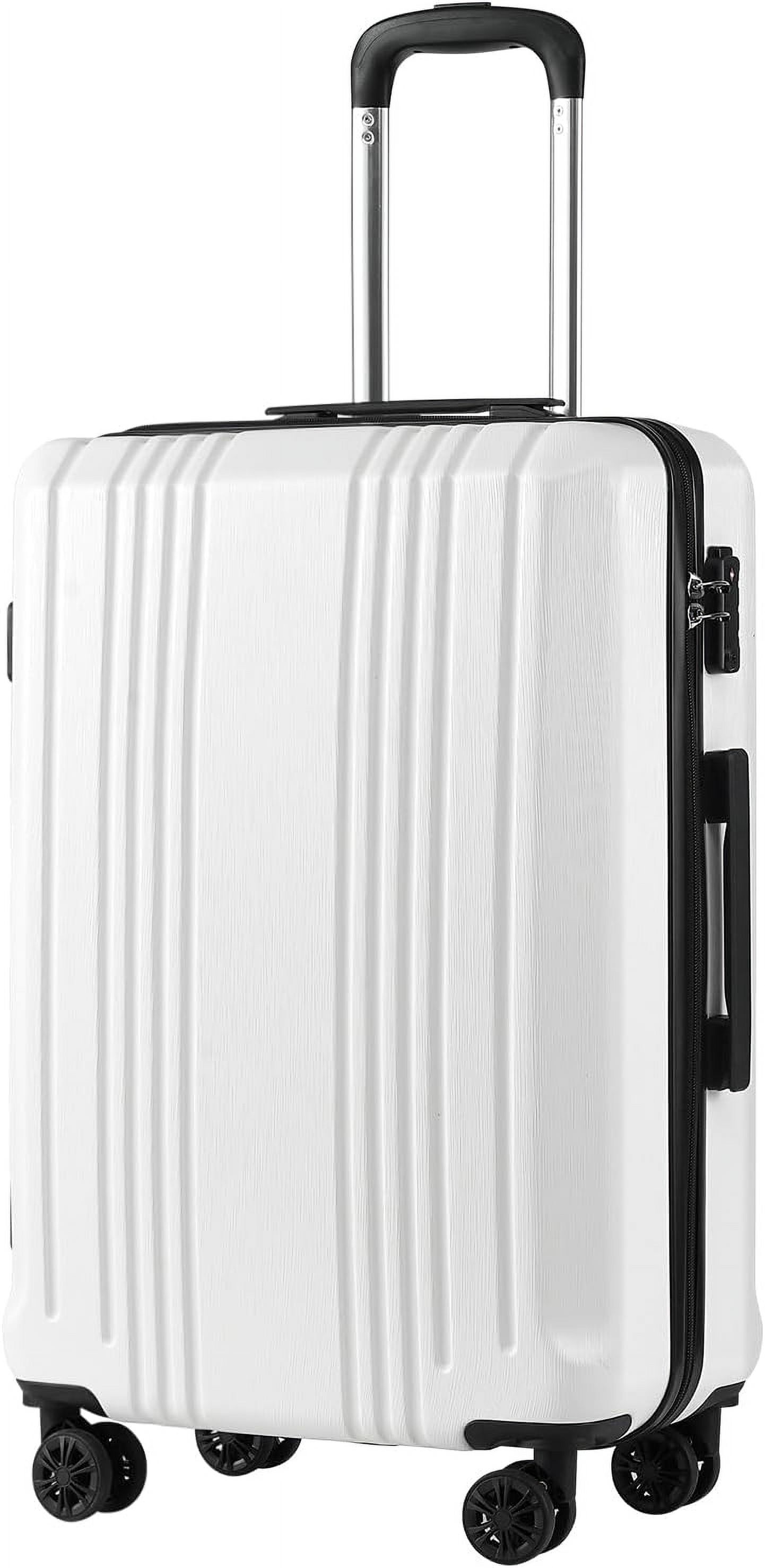 ZLERP Luggage Expandable Suitcase PC+ABS with TSA Lock Spinner ...