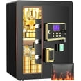 thumbnail image 1 of SYSENFO 4.5 Cuft Large Safe Box, Digital Keypad Home Security Safe With Fireproof Waterproof Bag & Adjustable Shelf, 1 of 10