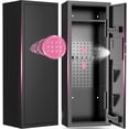 thumbnail image 1 of SYSENFO 8-10 Gun Cabinet, Quick Access Long Gun Safe for Home Rifles and Pistols, Large Unassembled Rifle Safe with Removable Shelves, Digital Keypad, Pegboard, 1 of 10