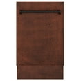 thumbnail image 1 of ZLINE 18" Tallac Series 3rd Rack Top Control Built-In Dishwasher in Hand Hammered Copper with Stainless Steel Tub, 51dBa (DWV-HH-18), 1 of 5