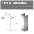thumbnail image 1 of ZLINE KITCHEN AND BATH 1PCEXT455476477667697 hood accessories, 1 of 2
