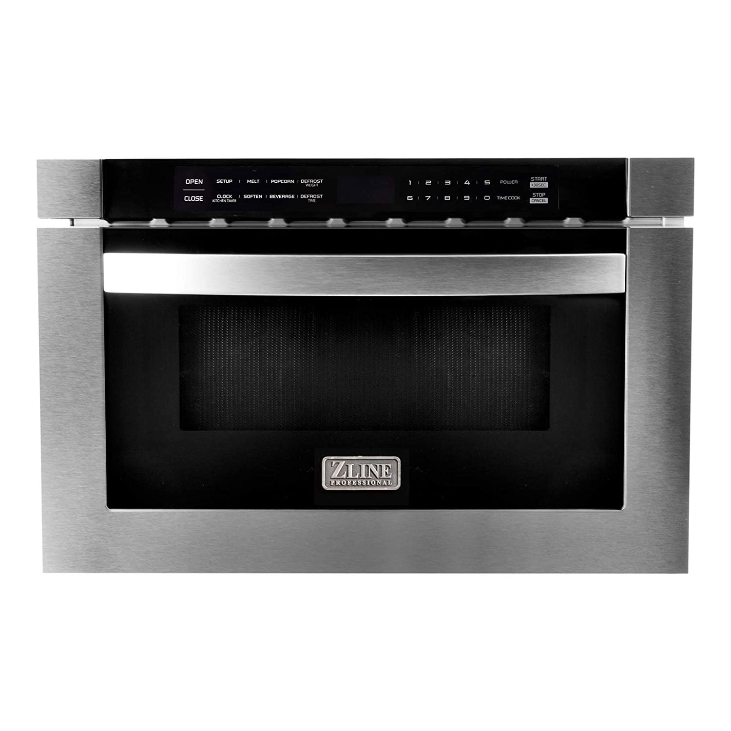 ZLINE 24 Inch 1 Cubic Feet 1000 Watt Digital Microwave Drawer, Stainless Steel