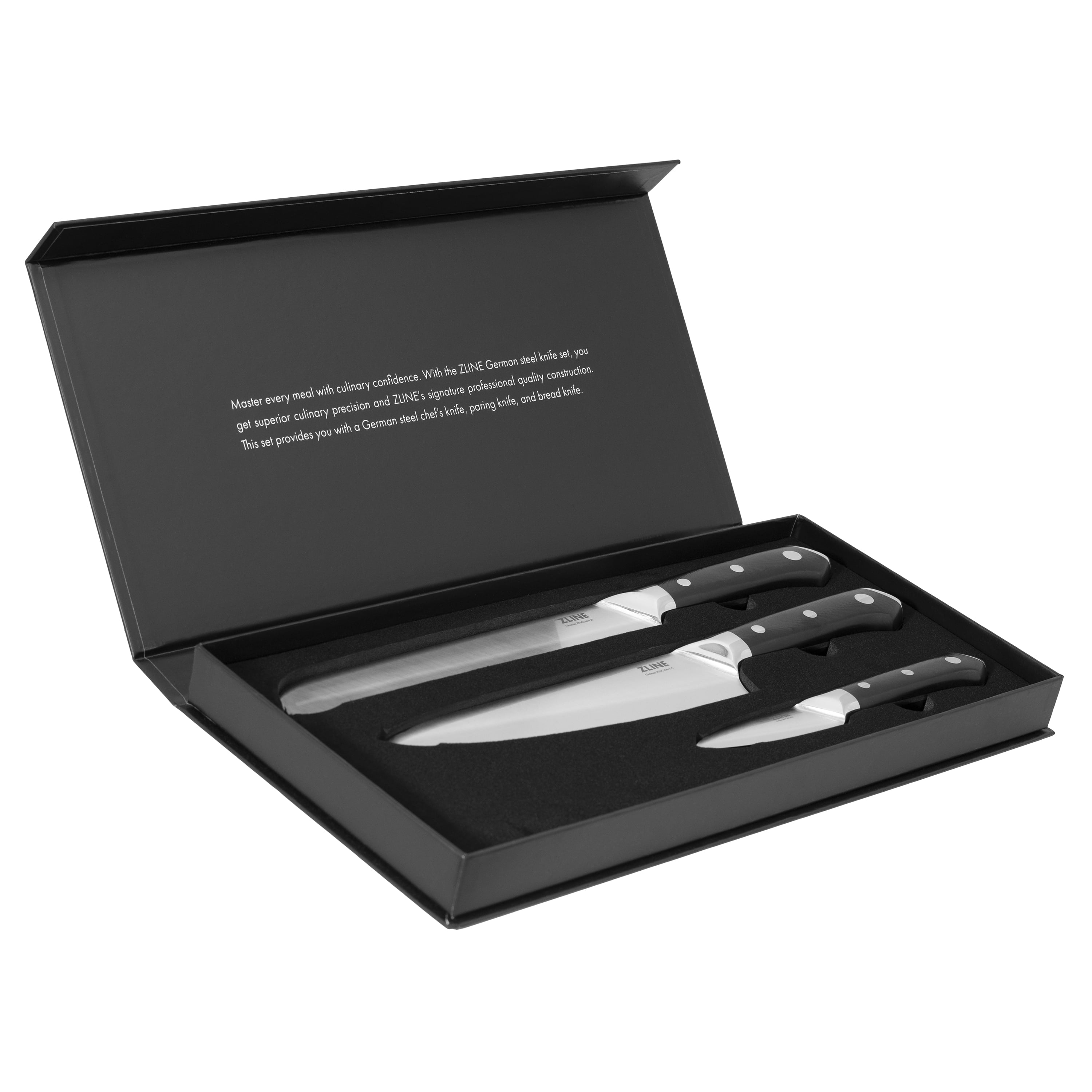 ZLINE ZLINE 3-Piece Professional German Steel Kitchen Knife Set