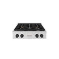 thumbnail image 1 of ZLINE Autograph 30" Paramount Gas Rangetop with 4 Burners and Porcelain Cooktop in DuraSnowÂ® Stainless Steel with Matte Black Accents, SRTSZ-30-MB, 1 of 2