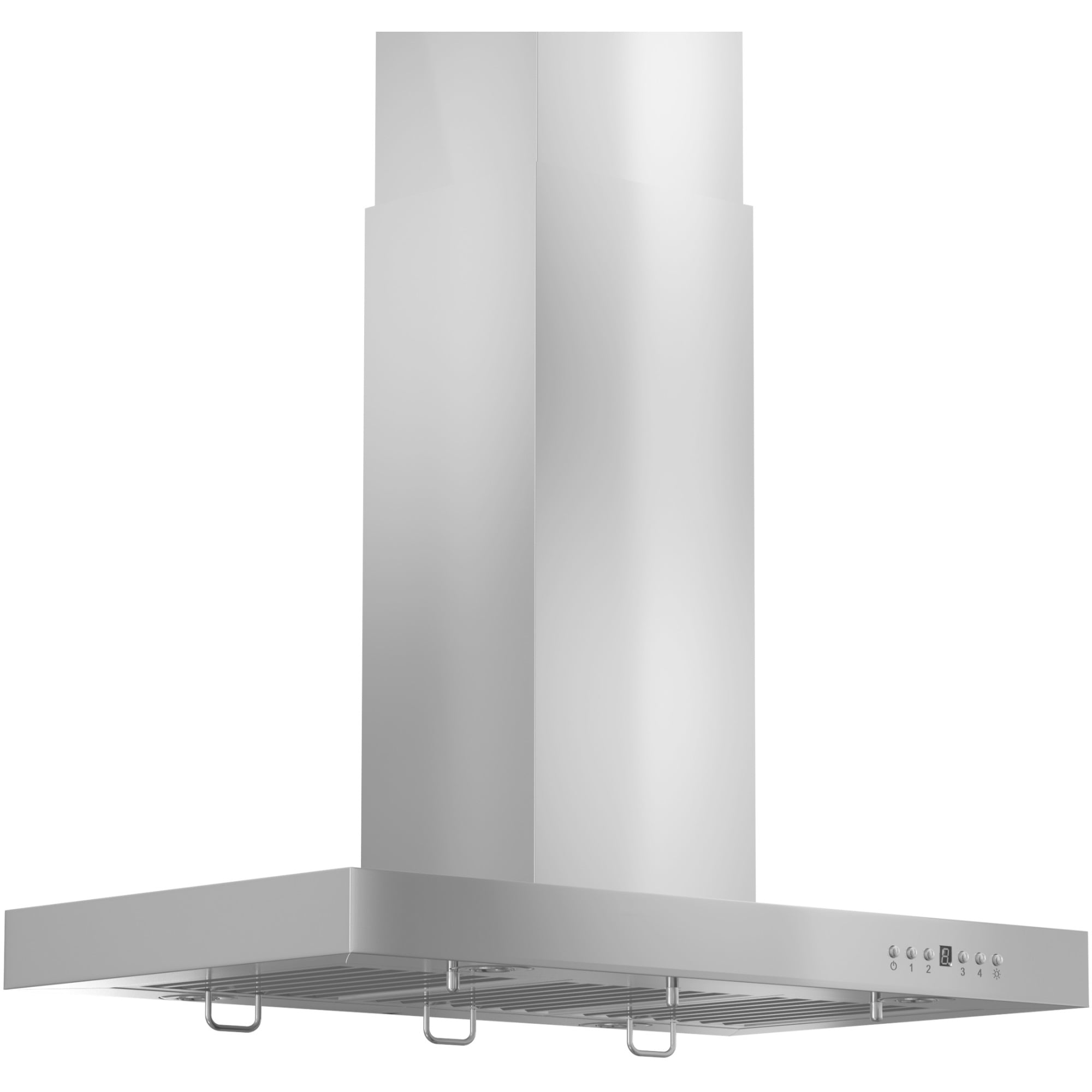 30-Inch Stainless Steel Convertible Island Range Hood