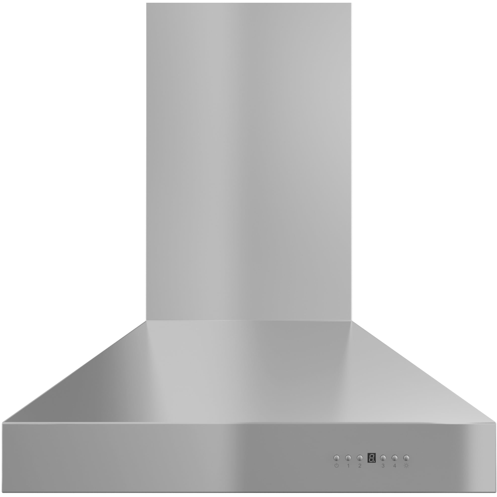 ZLINE 30 in. Professional Wall Mount Range Hood in Stainless Steel with Crown Molding (667CRN-30)