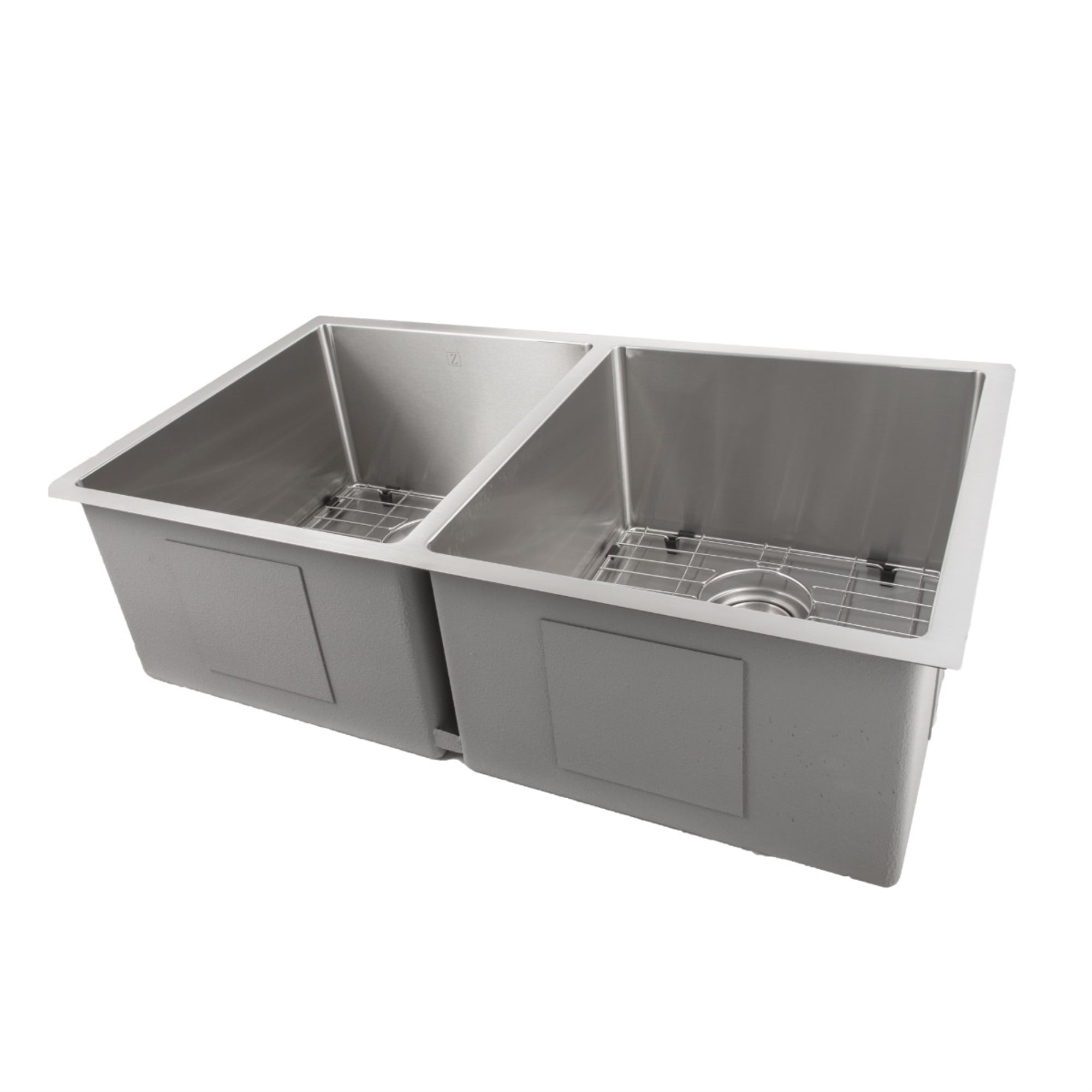 Anton 33" Stainless Steel Double Bowl Undermount Kitchen Sink