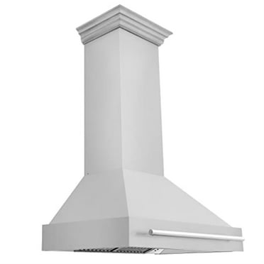 ZLINE 36" Stainless Steel Range Hood with Stainless Steel Handle