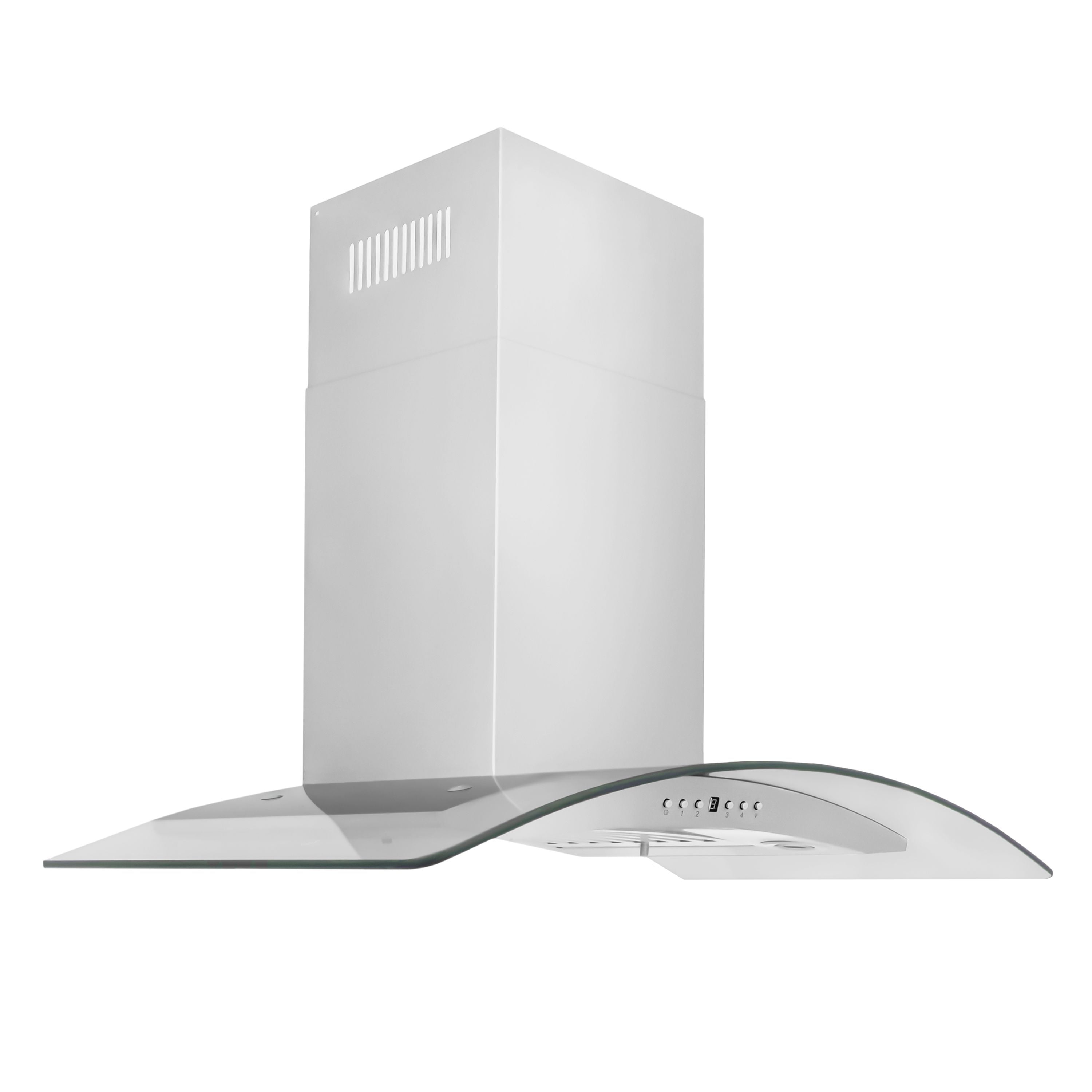 ZLINE 36 in. Wall Mount Range Hood in Stainless Steel & Glass (KN436