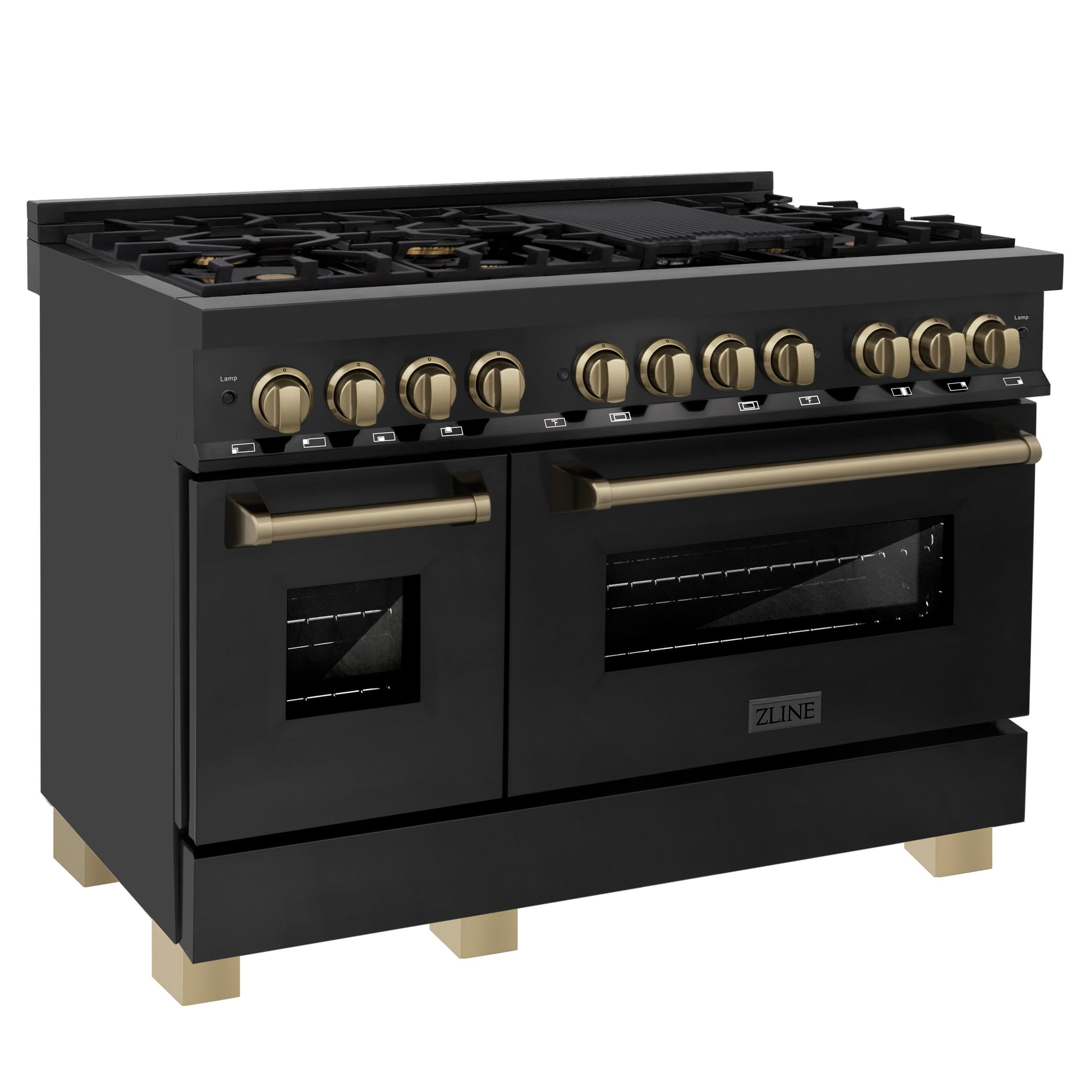 ZLINE KITCHEN AND BATH RABZ48CB professional gas range