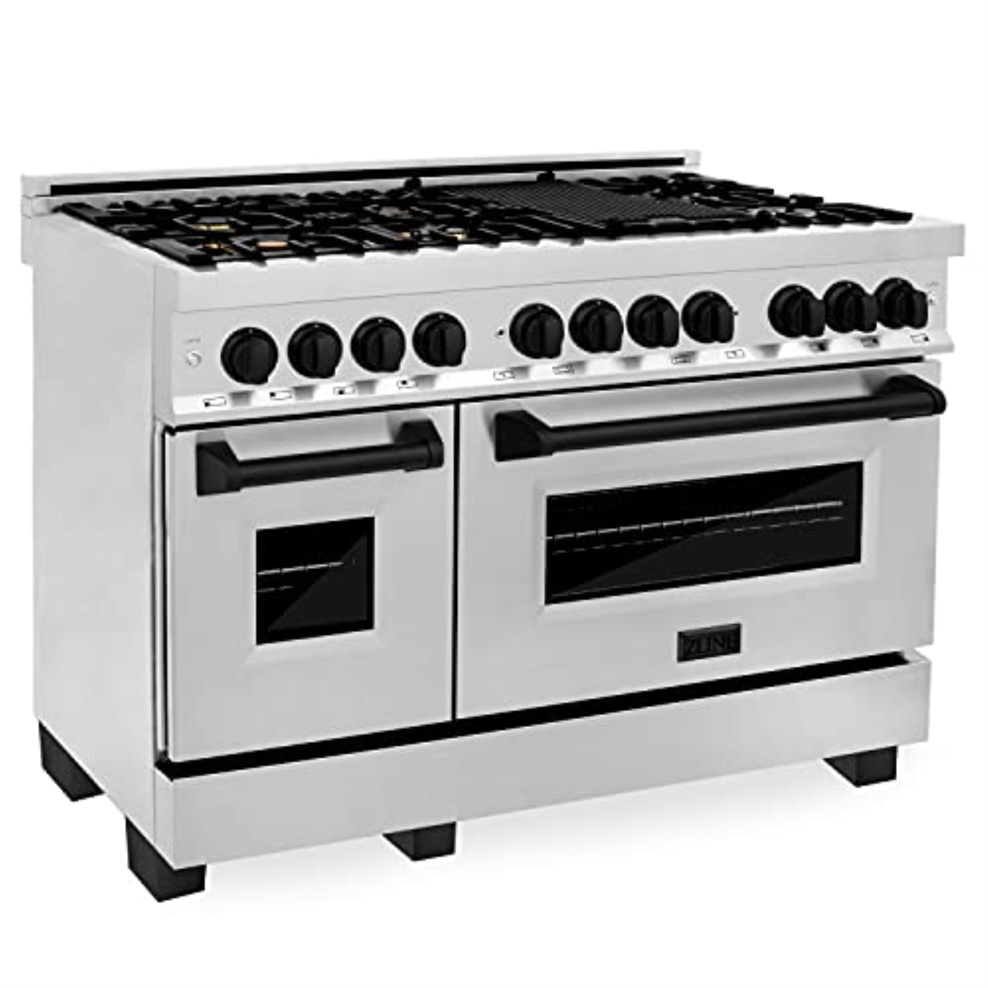 ZLINE 48 in. Autograph Edition Dual Fuel Range in Stainless Steel with