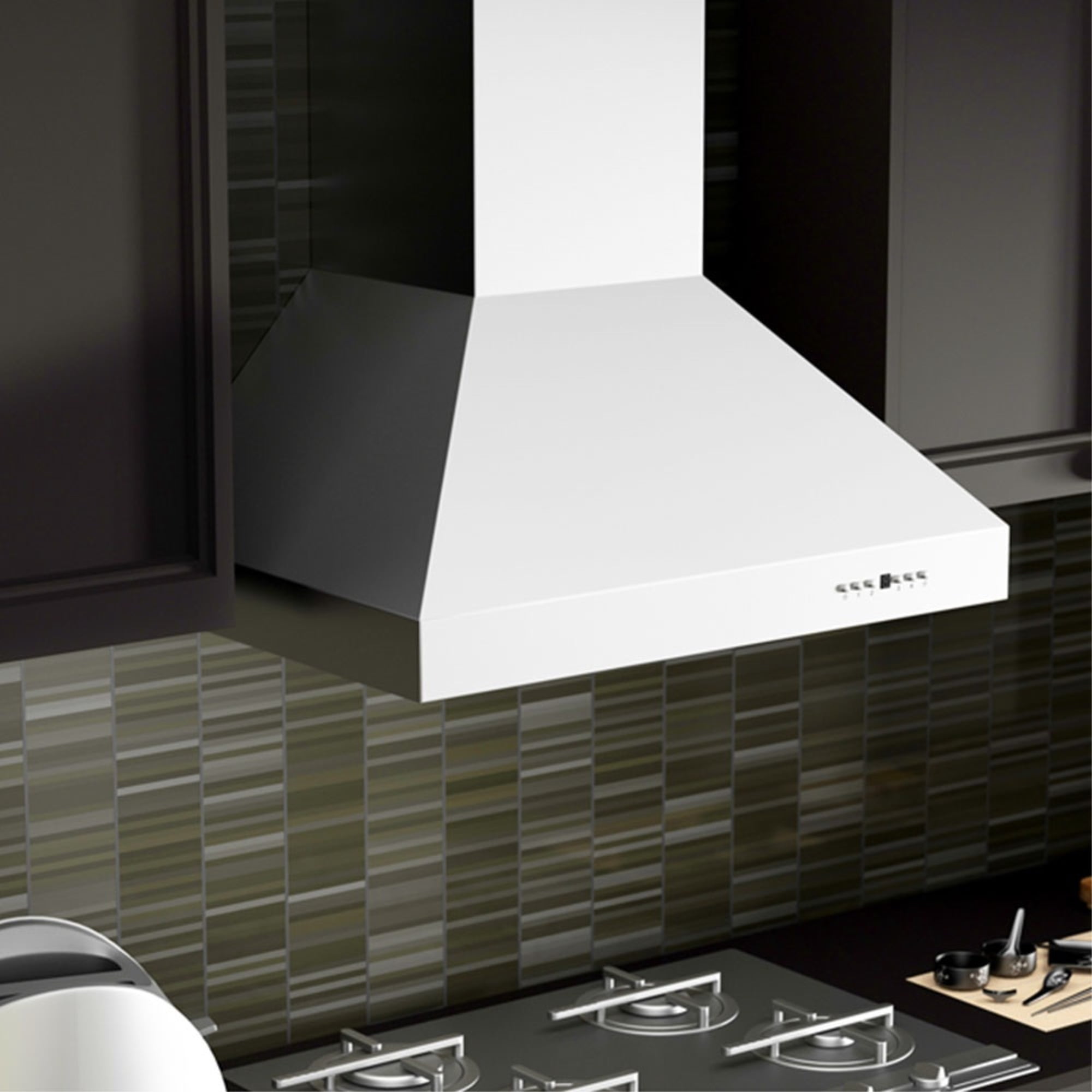 42-inch Stainless Steel Wall Mounted Range Hood with Charcoal Filter
