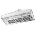 thumbnail image 1 of ZLINE 46 in. Range Hood Island Insert in Stainless Steel (824i-46), 1 of 5