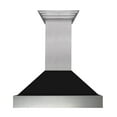thumbnail image 1 of 48" DuraSnow Stainless Steel Range Hood with Black Matte Shell (8654BLM-48), 1 of 5