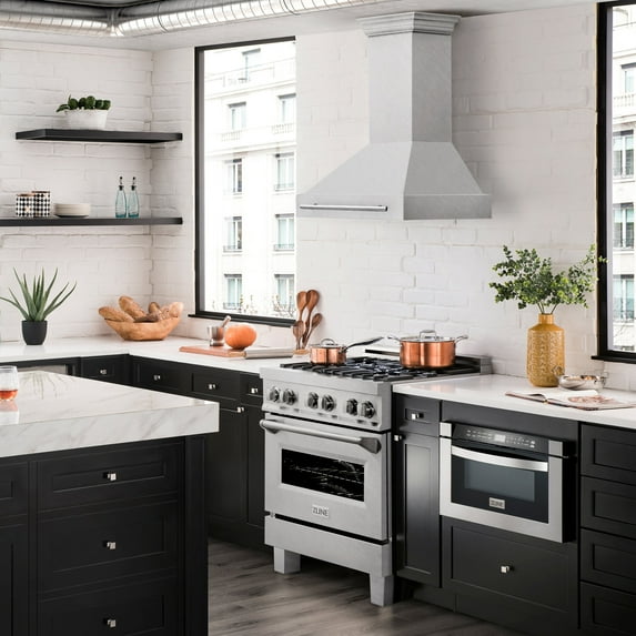 ZLINE KITCHEN AND BATH 8654SNXBM30 ducted hood