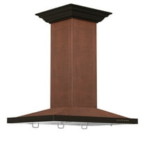 ZLINE 36 in. Designer Series Hand Hammered Copper Island Mount Range Hood (8GL2Hi-36)