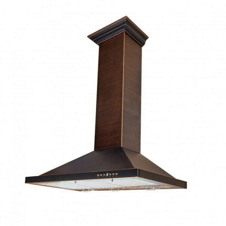 ZLINE - Designer Copper 30" Externally Vented Range Hood - Hand Hammered Copper