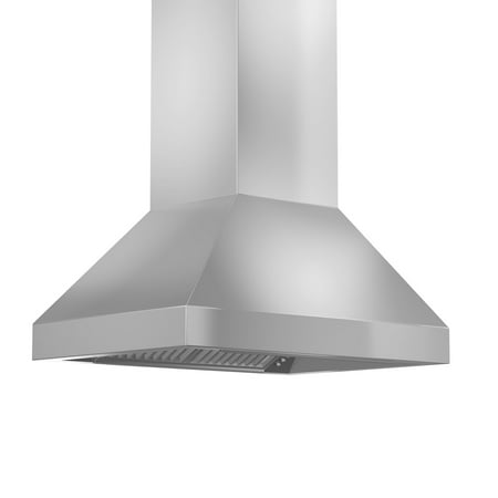 ZLINE - 30 in. Island Mount Range Hood in Stainless Steel (597i-30) - Silver