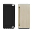 thumbnail image 1 of ZLINE Autograph Edition 15 in. Touchstone Clear Cube Ice Maker with Drain Pump and Panel Ready Door with Polished Gold Handle (ICCDPZ-15-G), 1 of 2