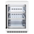 thumbnail image 1 of ZLINE Autograph Edition 24 in. Touchstone 151 Can Beverage Fridge With White Matte Glass Door And Matte Black Handle (RBSOZ-WM-24-MB), 1 of 2