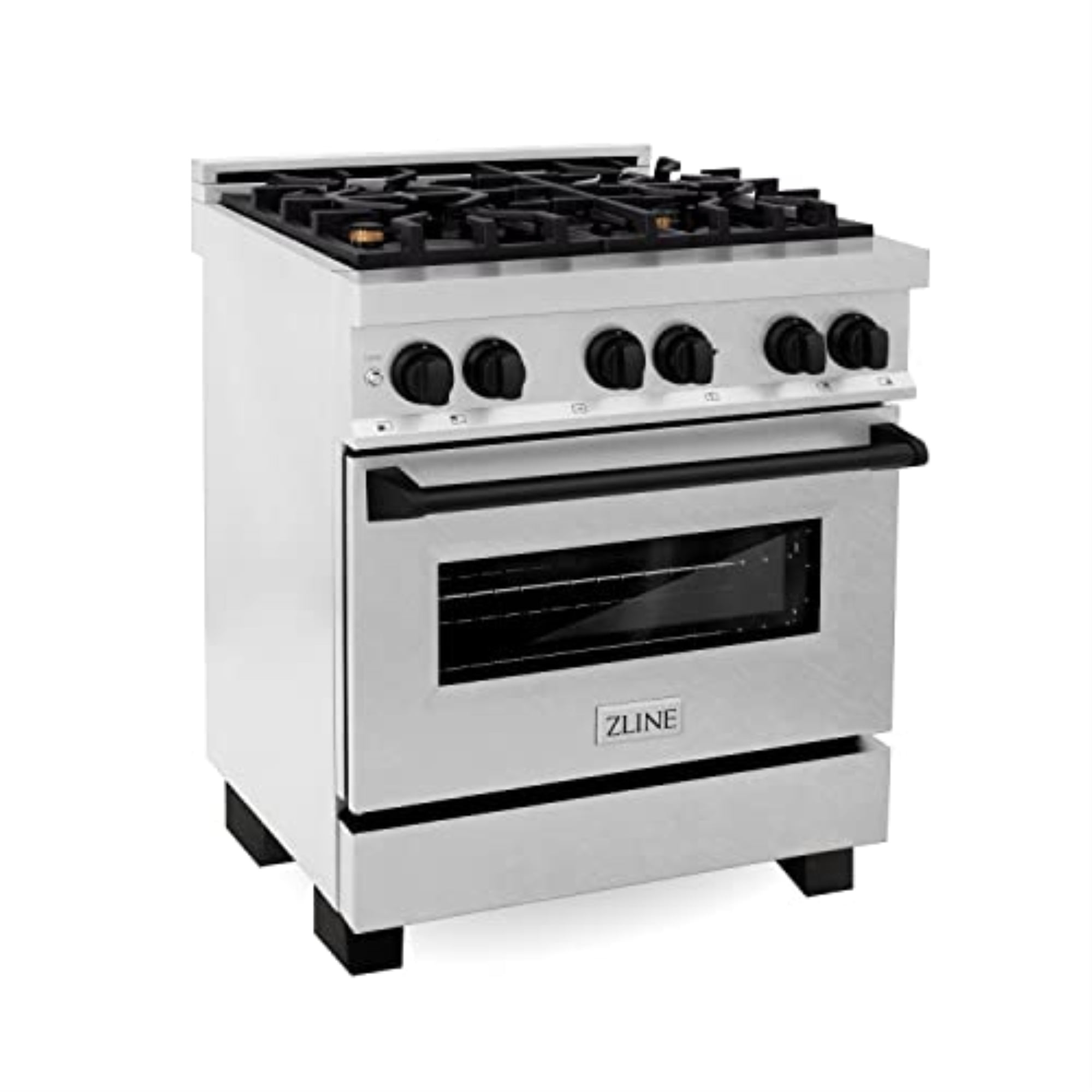 ZLINE Autograph Edition 30” 4.0 cu ft Dual Fuel Range in DuraSnow Stainless Steel