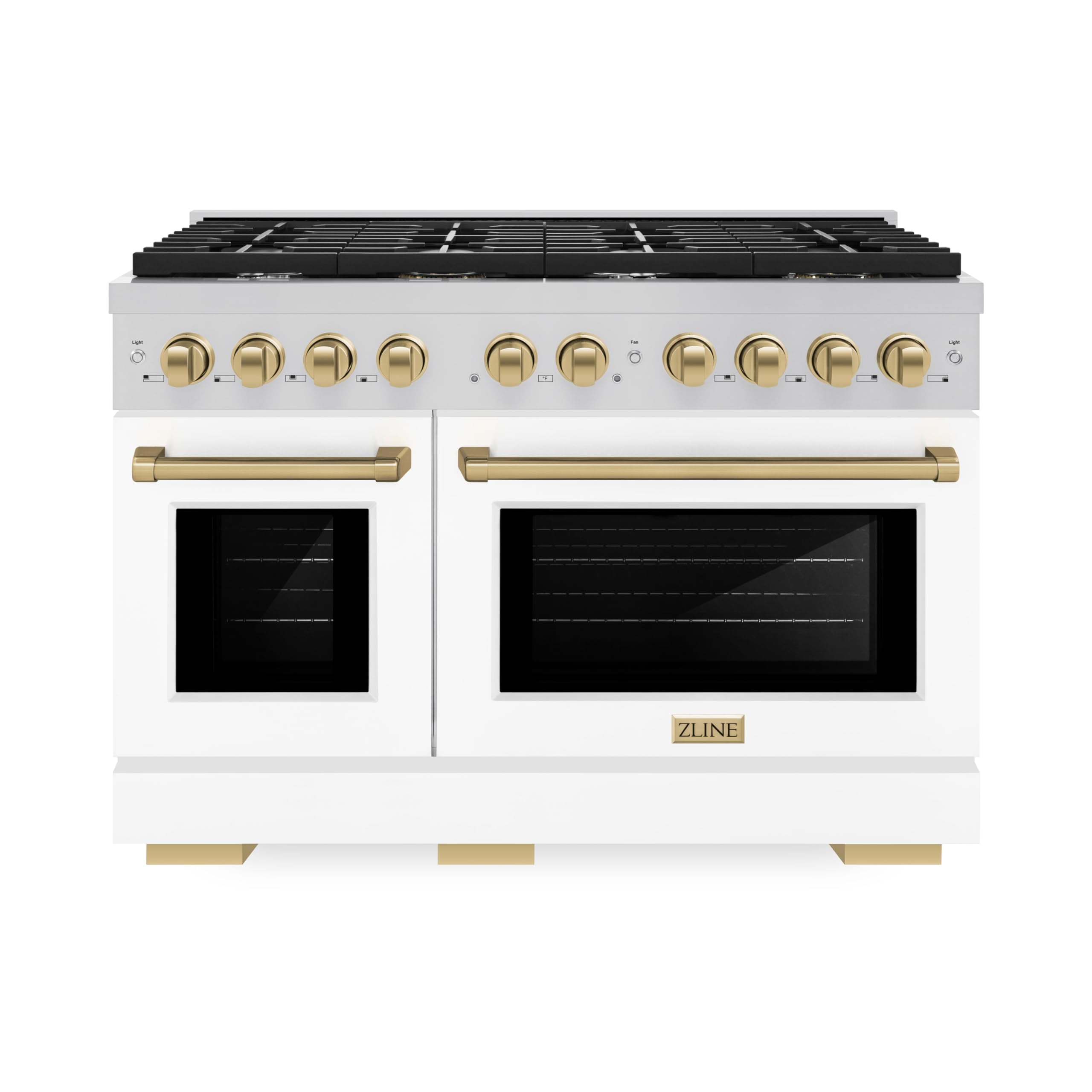 ZLINE Autograph Edition 48 in. 6.7 cu. ft. 8 Burner Double Oven Gas