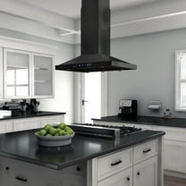 ZLINE 36 in. Island Mount Range Hood in Black Stainless Steel (BSGL2iN-36)
