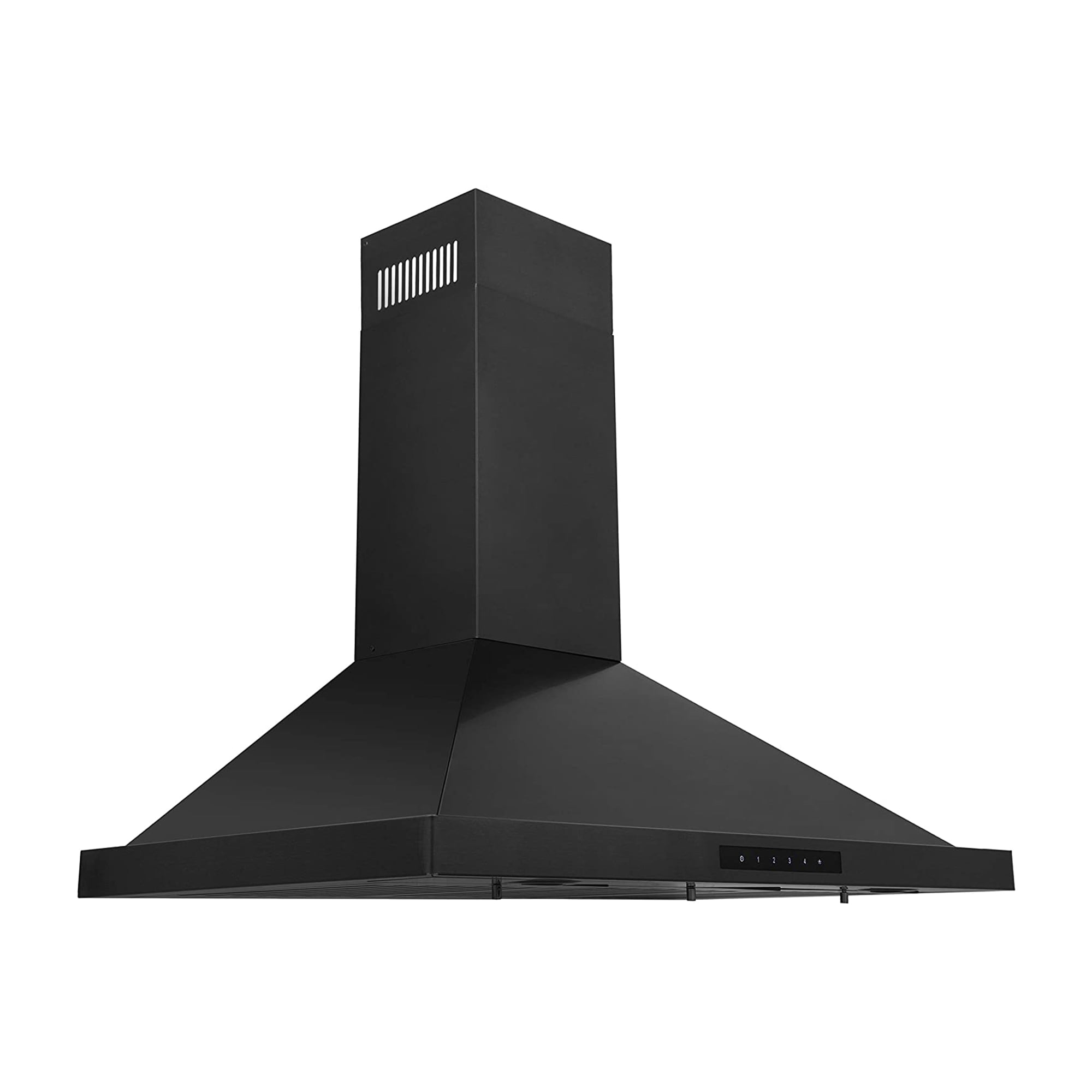 30-Inch Black Stainless Steel Convertible Wall Mount Range Hood