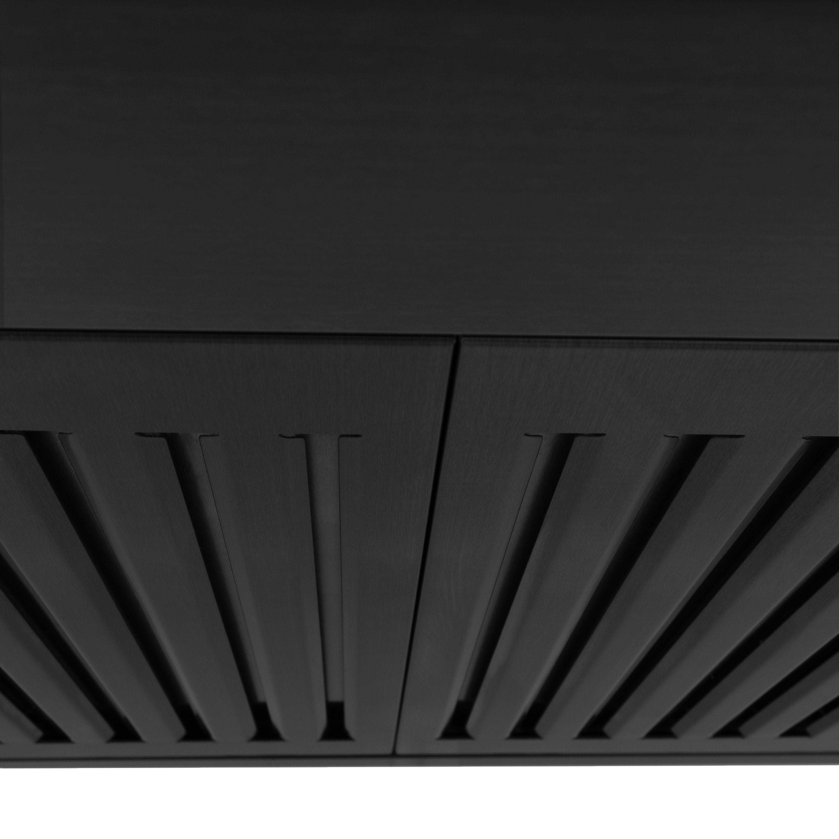 42-Inch Black Stainless Steel Convertible Wall Mounted Range Hood