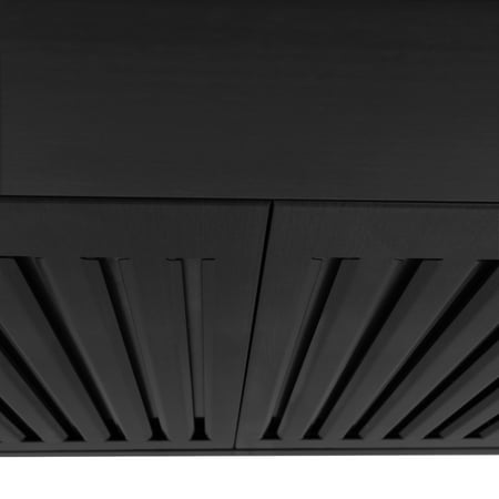 ZLINE - 42" Externally Vented Range Hood - Black stainless steel