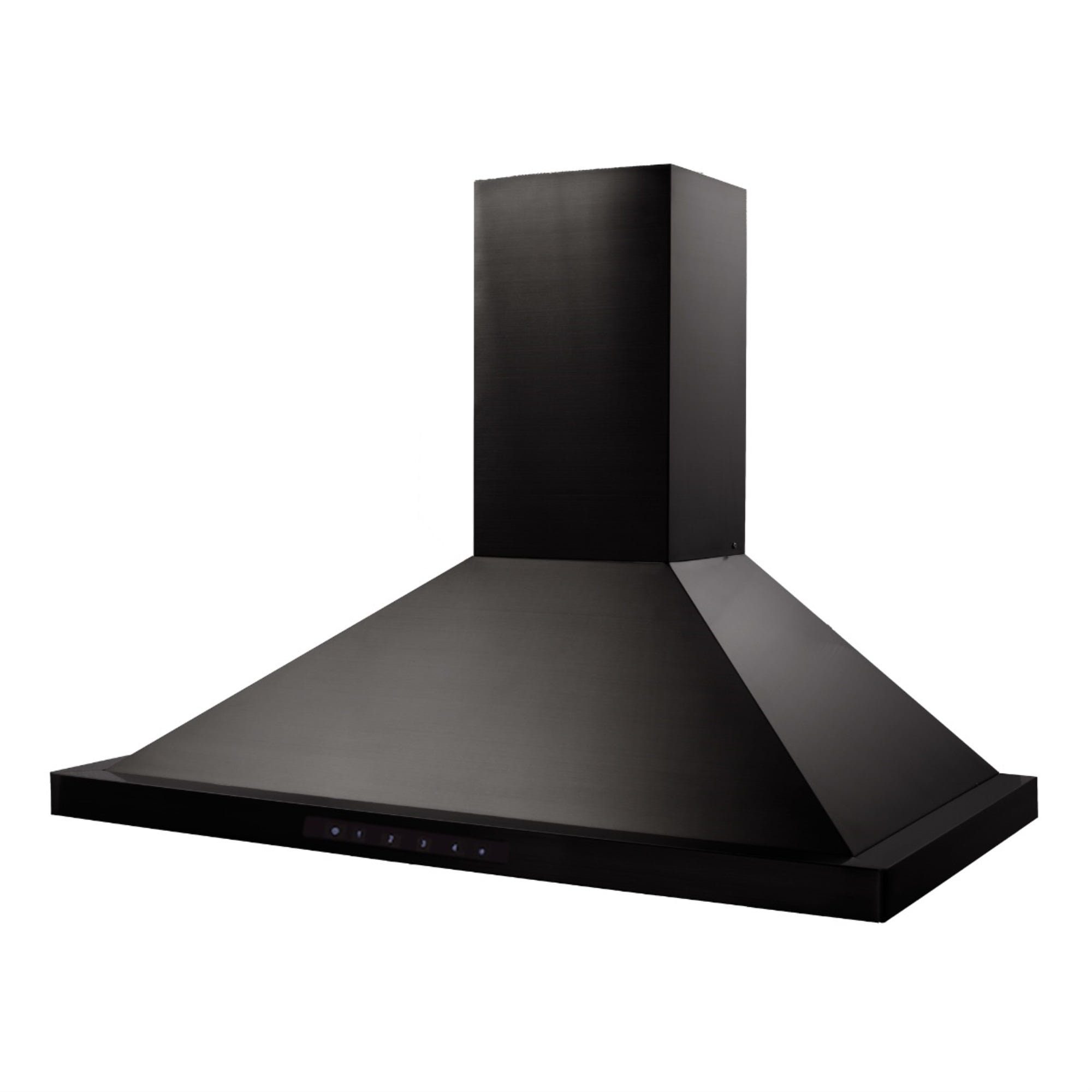 42-Inch Black Stainless Steel Convertible Wall Mounted Range Hood