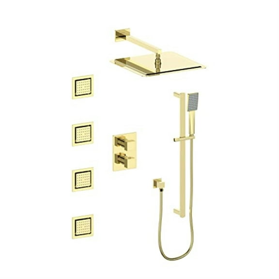 ZLINE Shower System in Polished Gold (CBY-SHS-T3-PG)