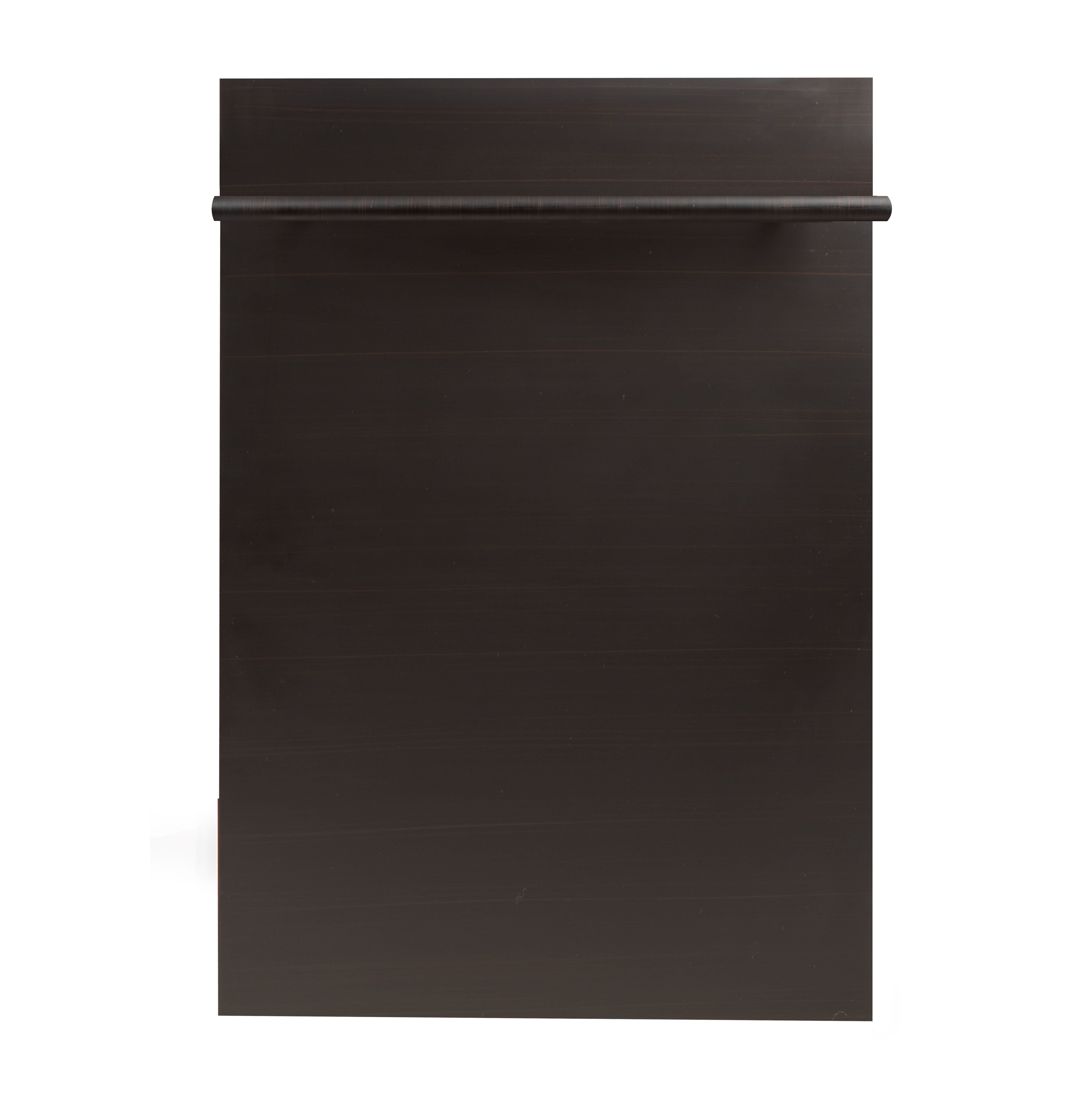 24-inch inch Top Control Dishwasher in Oil-Rubbed Bronze with Stainless Steel Tub and Modern Style Handle